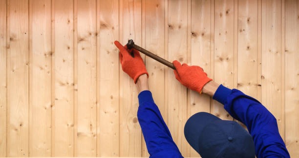 Comment fixer un panneau en tasseaux de bois sur du placo